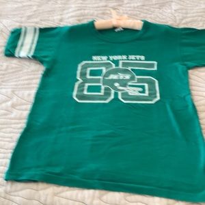 Jets T Shirt  Number 85   100 percent cotton vintage